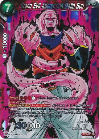 Grand Evil Absorption Majin Buu BT2-025 SR